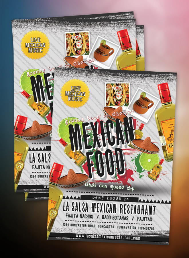 Restaurant Mexican Flyer