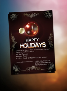 Happy Holidays Flyer