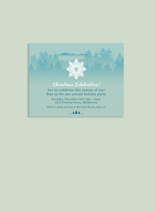 Snowflake Invitation Card